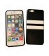 PA127-Apple Iphone 6/6s Black And White Stripe Case